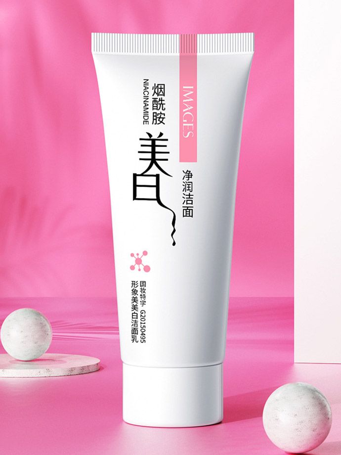 Sữa Rửa Mặt Làm Trắng Da, Dưỡng Ẩm, Làm Sạch Sâu, Mờ Vết Thâm Mụn IMAGES Whitening Cleanser (100g) MS6068