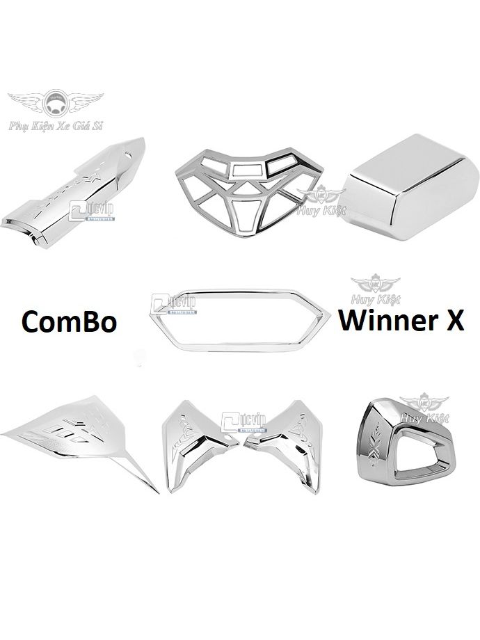 Bộ 7 món Xi Inox Gắn Xe Winner X MS1793