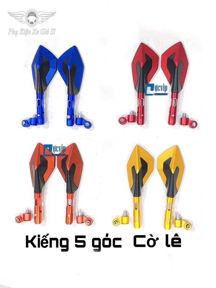 Cặp Kính Chiếu Hậu Nhôm CNC Năm Gốc Cờ Lê MS2008