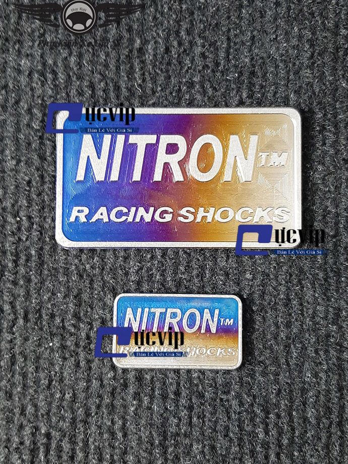 Combo Tem Nitron Lớn Và Chữ Nitron Nhỏ Titan Cao Cấp MS2809