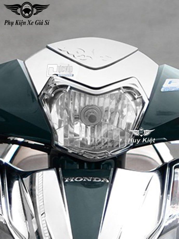 Ốp Viền Đèn Pha Trước Xe Lead 2017 - 2020 Xi Mạ Inox, Crom MS1823