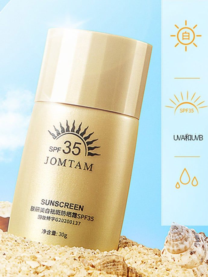 Kem Chống Nắng 3in1 Làm Trắng Da, Ngăn Ngừa Tàn Nhang JOMTAM 35 SPF (30g) MS6069