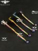 (Chữ 7 Màu) Tay Thắng Đùm, Thắng Đĩa Mod Chữ RCCOSSRTO Xi Titan 7 Màu Wave Nhỏ, Wave A 2017, Wave Thái, Blade, A, S, RS, RSX, ZX, Sirius Xăng Cơ, Si 50cc MS6577