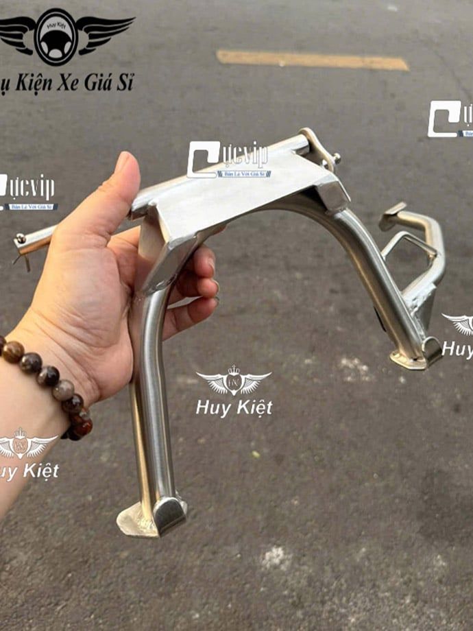 [INOX 100%] (Tặng Kèm Cốt + Lò Xo) Chân Chống Đứng Vario 2015 - 2025, Lead 2013 - 2025, AB 2016 - 2025, SH Mode 2013 - 2025, PCX 2014 - 2020 MS6665