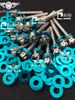 Bộ Ốc Lốc Máy Salaya M3 (PRO) Tặng Kèm Lông Đền Nhôm Đỏ, Vàng, Xanh Lục Bảo Gắn Xi Po, Sonic, Raider , Satria, Vision, Si, Fu, SH, Vario, AB, Dr, Win, Ex, Wave, Jupiter MS9999