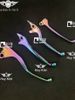 (Chữ 7 Màu) Tay Thắng Đùm, Thắng Đĩa Mod Chữ RCCOSSRTO Xi Titan 7 Màu Wave Nhỏ, Wave A 2017, Wave Thái, Blade, A, S, RS, RSX, ZX, Sirius Xăng Cơ, Si 50cc MS6577