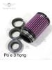 Pô E Tăng Tốc 3 Họng Gắn Sonic-Exciter-Winner-Raider-Satria-Bình Bông Mai K8N-S MS2188