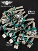 Bộ Ốc Lốc Máy Salaya THÁI (PRO) + Tặng Lông Đền Nhôm Xanh Lục Bảo Cho Raider, Satria, Xi Po, Vario, AB, Dr, Win, Ex, Wa, Si, Fu, Sonic, Vision, SH, Jupiter MS9999