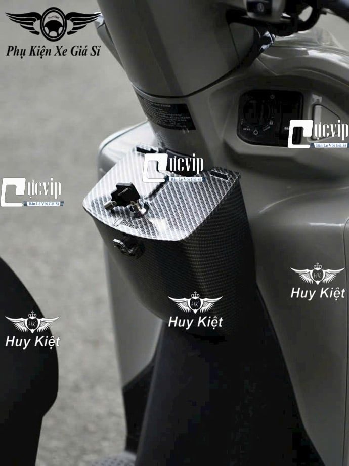 Hộp Giữa Đựng Đồ Mini Carbon [Có Khóa] Gắn Vision 2021 - 2025 MS6669