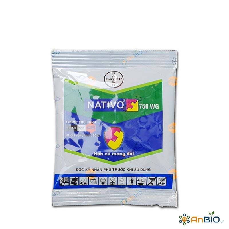 NATIVO 750WG Đặc trị thán thư Gói 60g AnBIO.vn Agriculture