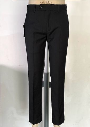  QUẦN TÂY NAM KHÔNG LY SLIMFIT QT53-010S ĐEN 