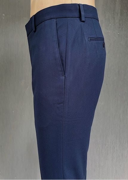 QUẦN TÂY NAM KHÔNG LY SLIMFIT 31912-07F NAVY