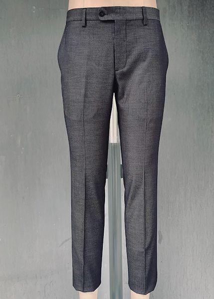 QUẦN TÂY NAM KHÔNG LY SLIMFIT 31912-03F GREY