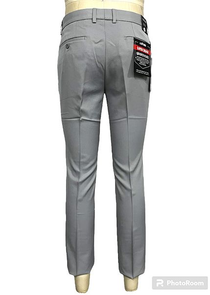 QUẦN TÂY NAM KHÔNG LY SLIMFIT QT51-012S XÁM