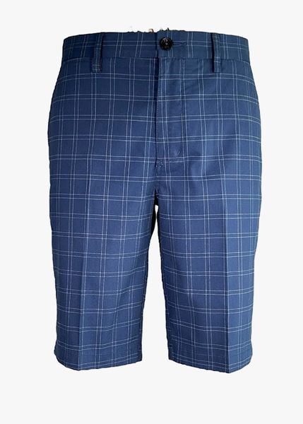 QUẦN SHORT NAM REGULAR QS94-317-1 CARO XANH