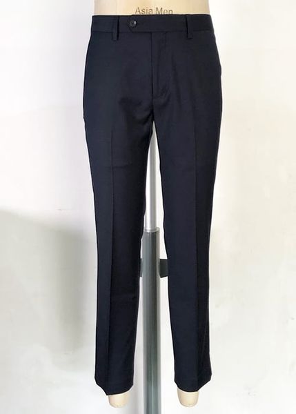 QUẦN TÂY KHÔNG LY SLIMFIT QT53-011S XANH ĐEN