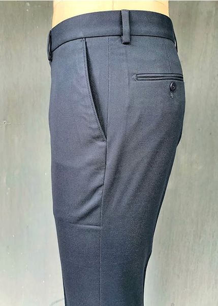 QUẦN TÂY NAM KHÔNG LY SLIMFIT 31912-07F CHARCOAL