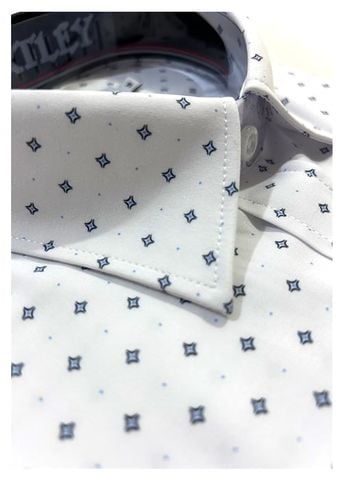  ÁO SƠ MI NGẮN TAY REGULAR VẠT NGANG AN75-048N-4 
