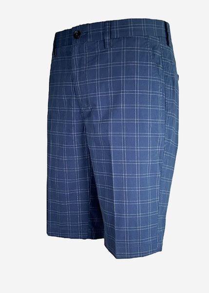 QUẦN SHORT NAM REGULAR QS94-317-1 CARO XANH