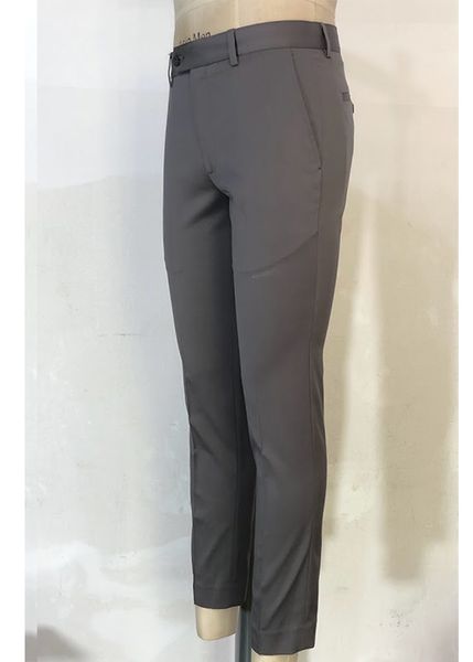 QUẦN TÂY NAM KHÔNG LY SLIMFIT QT52-032S XÁM