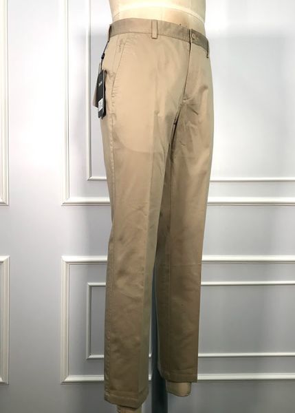 QUẦN KAKI NAM KHÔNG LY CHỐNG NHĂN QK30-028 KHAKI