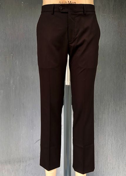 QUẦN TÂY NAM KHÔNG LY SLIMFIT 31912-07F BROWN