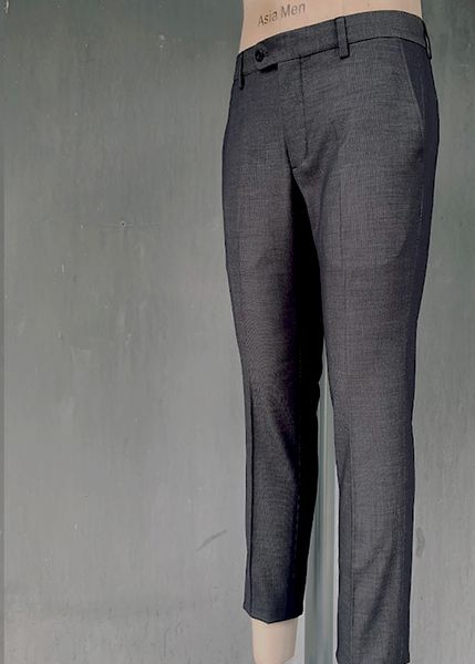 QUẦN TÂY NAM KHÔNG LY SLIMFIT 31912-03F GREY