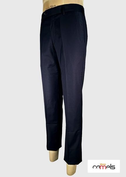 QUẦN TÂY KHÔNG LY REGULAR QT54-004-2 XANH ĐEN