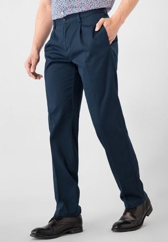  QUẦN KAKI NAM CÓ LY 31703-21-1 NAVY 