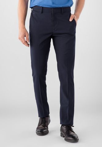  QUẦN TÂY NAM SLIMFIT KHÔNG LY 31812-09F-1 XANH ĐEN 