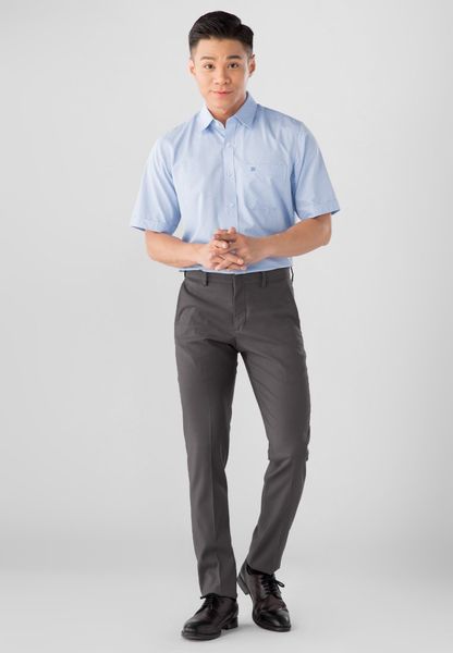 QUẦN TÂY NAM SLIMFIT KHÔNG LY 31812-09F-2 NÂU