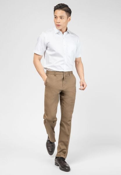 QUẦN KAKI NAM KHÔNG LY 31813-12-4 BROWN