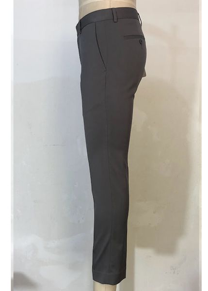 QUẦN TÂY NAM KHÔNG LY SLIMFIT QT52-032S XÁM