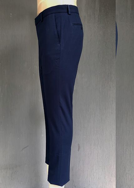 QUẦN TÂY NAM KHÔNG LY SLIMFIT 31912-07F NAVY