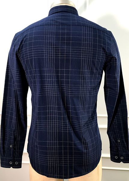 ÁO SƠMI NAM DÀI TAY SLIM FIT AL70-046S XANH ĐẬM