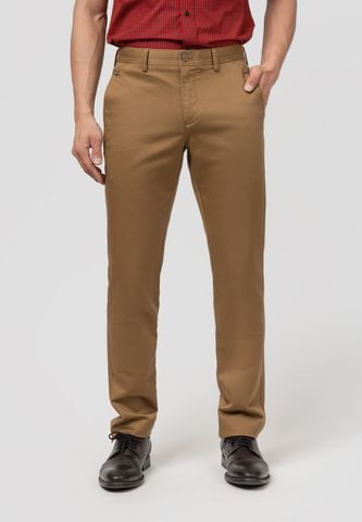  QUẦN KAKI NAM KHÔNG LY SLIMFIT 51913-03F-1 D/BROWN 