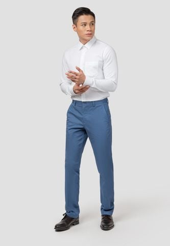  QUẦN KAKI KHÔNG LY REGULAR 51913-05-1 BLUE 