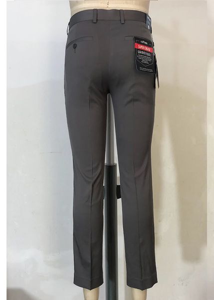 QUẦN TÂY NAM KHÔNG LY SLIMFIT QT52-032S XÁM