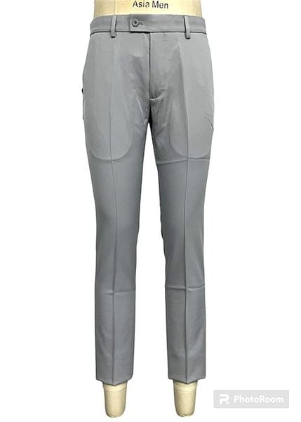 QUẦN TÂY NAM KHÔNG LY SLIMFIT QT51-012S XÁM