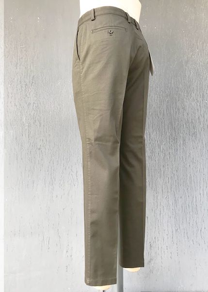 QUẦN KAKI NAM KHÔNG LY CHỐNG NHĂN QK30-063 KHAKI