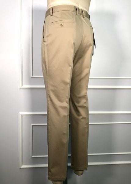 QUẦN KAKI NAM CÓ LY CHỐNG NHĂN QK30-035P KHAKI