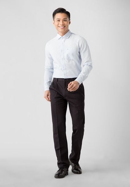 ÁO SƠ MI NAM SLIMFIT DÀI TAY B1815-07F-3 CHỮ THẬP