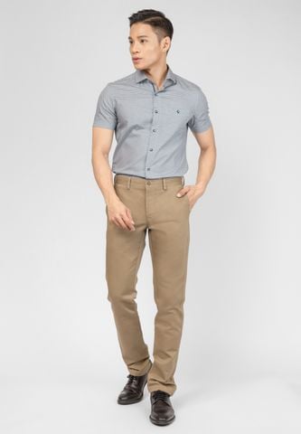  ÁO SƠ MI NGẮN TAY SLIMFIT B1925-07FS-1 HOA XANH 