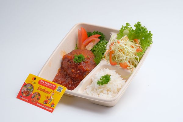 Cơm Bò Burger Wagyu