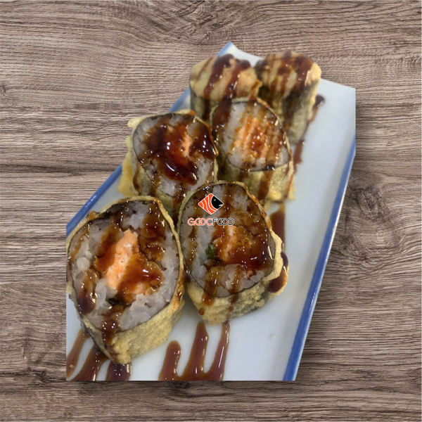 Maki cá hồi Tempura