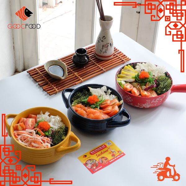 Combo Salad 389k ( S thanh cua + S cá hồi + S cá trích )