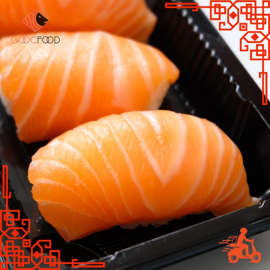 Sushi nigiri cá hồi