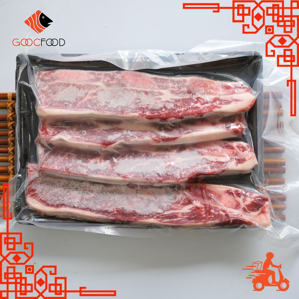 Sườn Bò Mỹ Có Xương 500gr