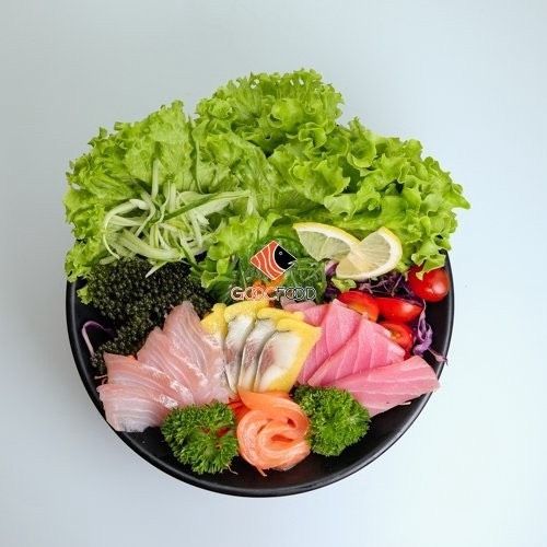 Salad thập cẩm (cá hồi, ngừ, trích) Size Lớn