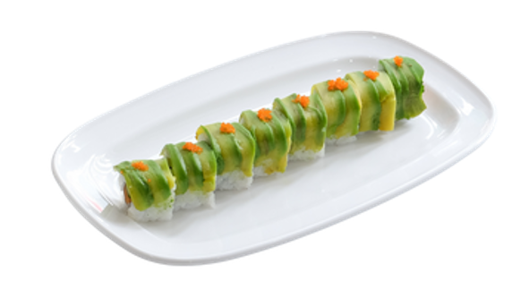 GC-Sushi cá hồi cuộn bơ (Phần)
